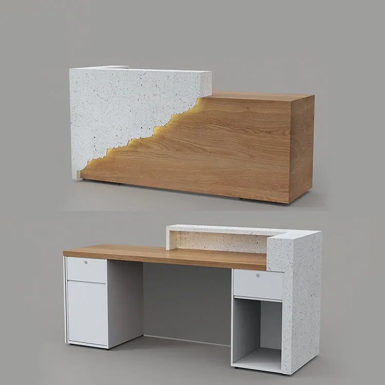 Corporate Office Reception Desk Front Desk Original Solid Wood Style