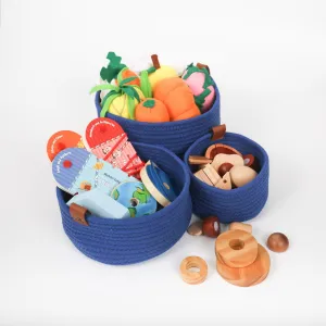 Cradle Baskets Deep Sea Blue