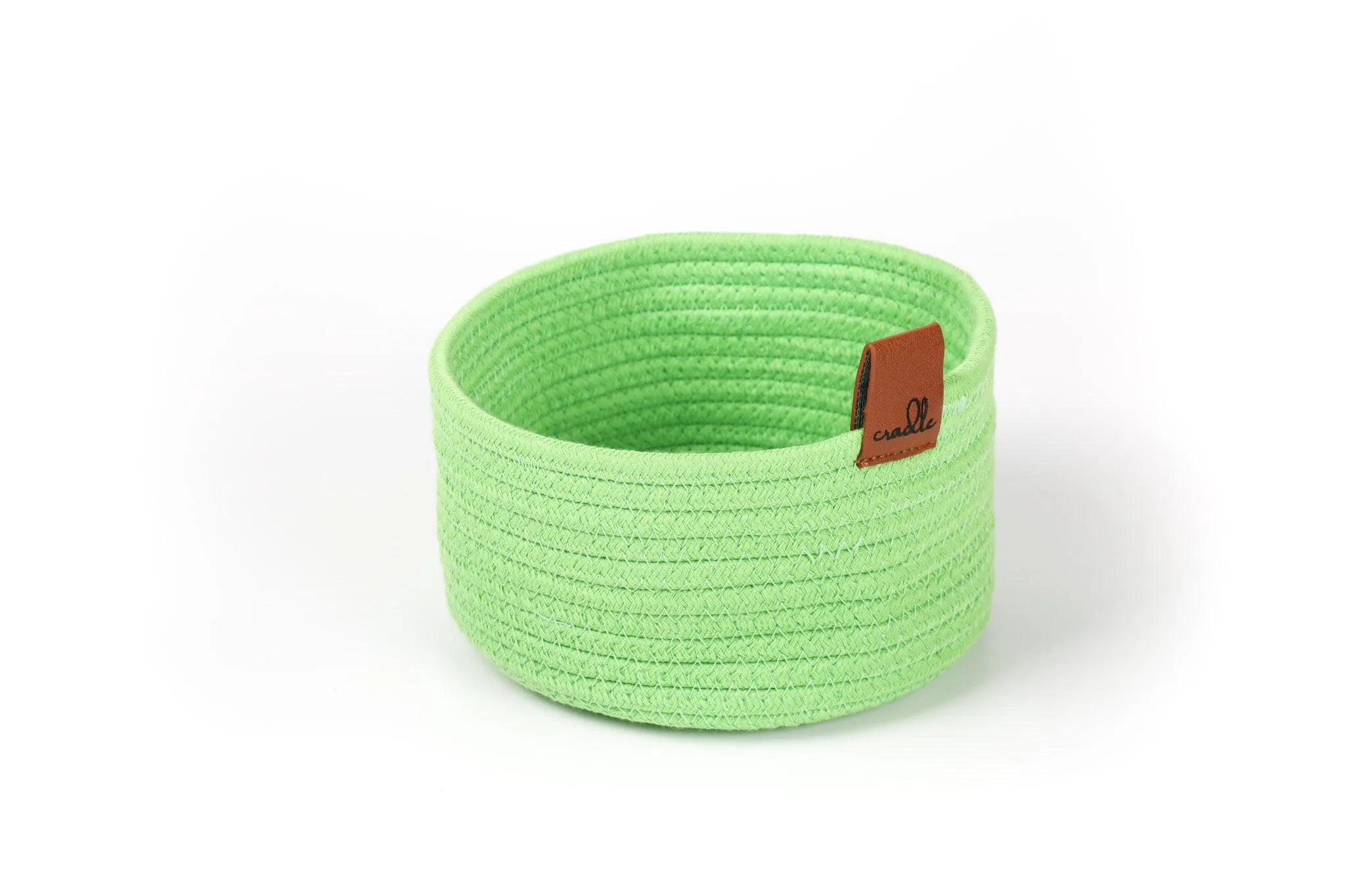 Cradle Baskets Lime Green