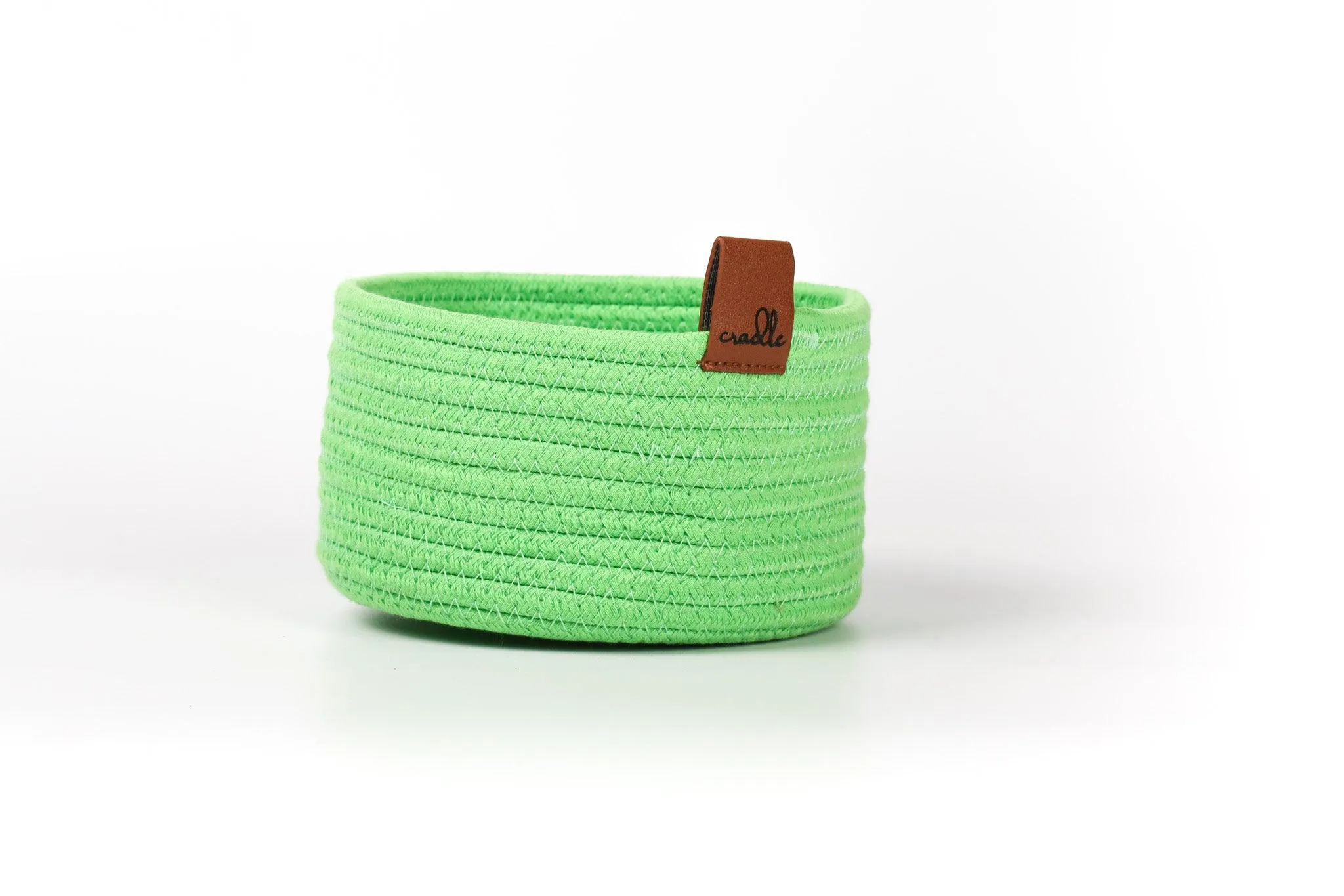 Cradle Baskets Lime Green