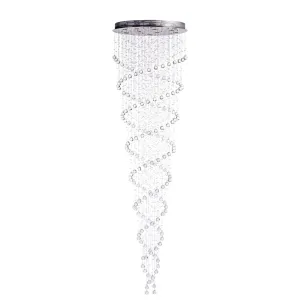 Crystal Chandelier Double Helix// 12 Light