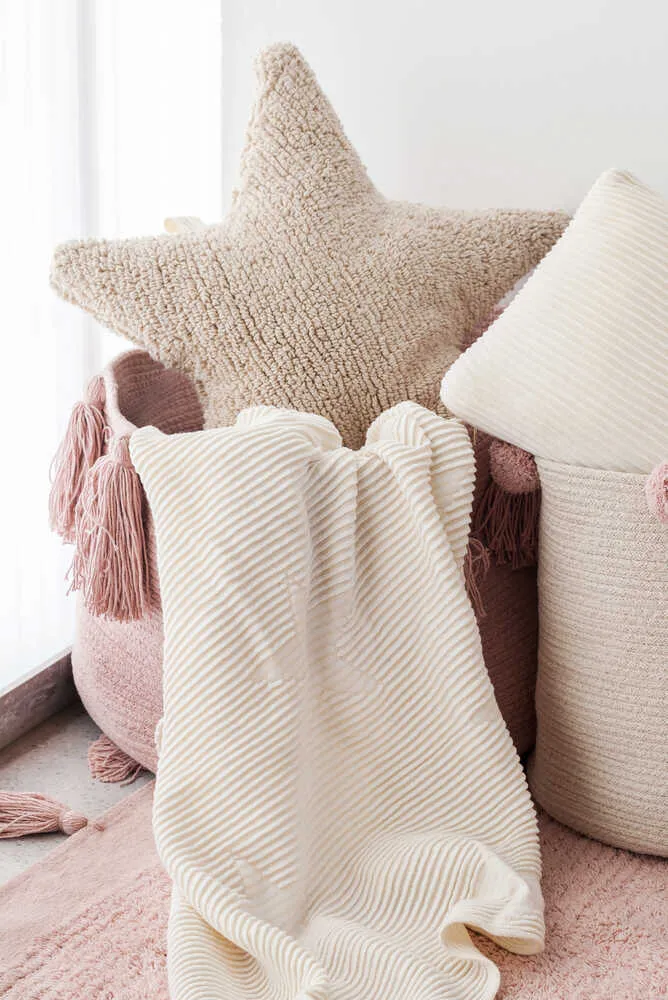 CUSHION STAR BEIGE