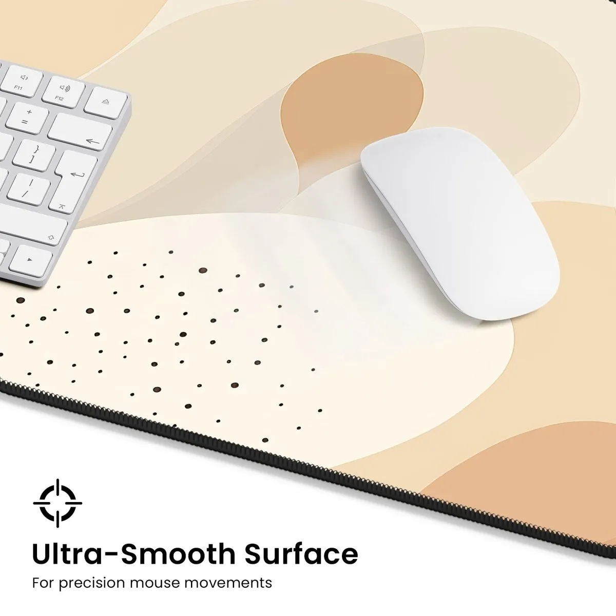 Cute Boho Desk Mat – Large Minimalist Mouse Pad for Modern Desks – Aesthetic and Stylish Workspace Decor