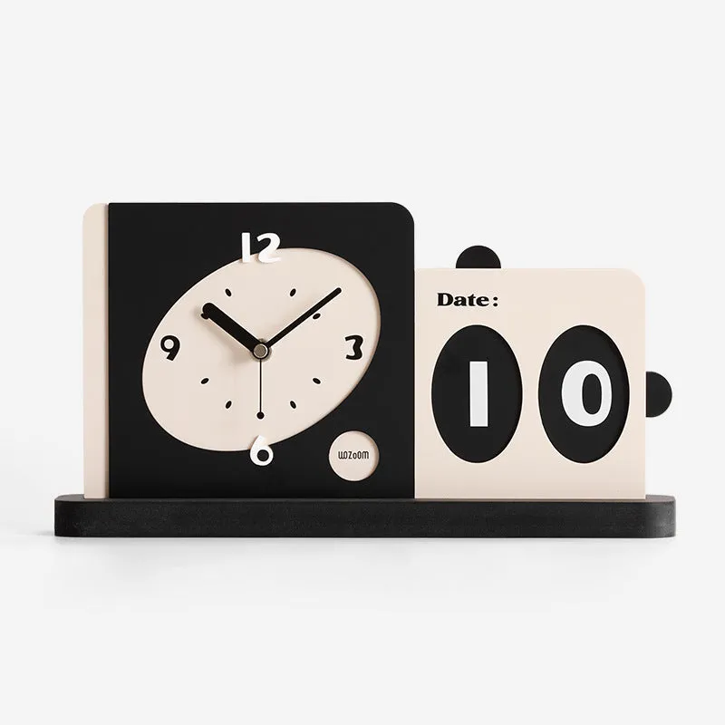 Cute Decorative Table Clock for TV Lounge