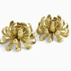 Dahlia Candleholders