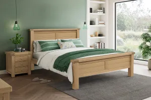 Delaney Double Bed Oak 4ft6