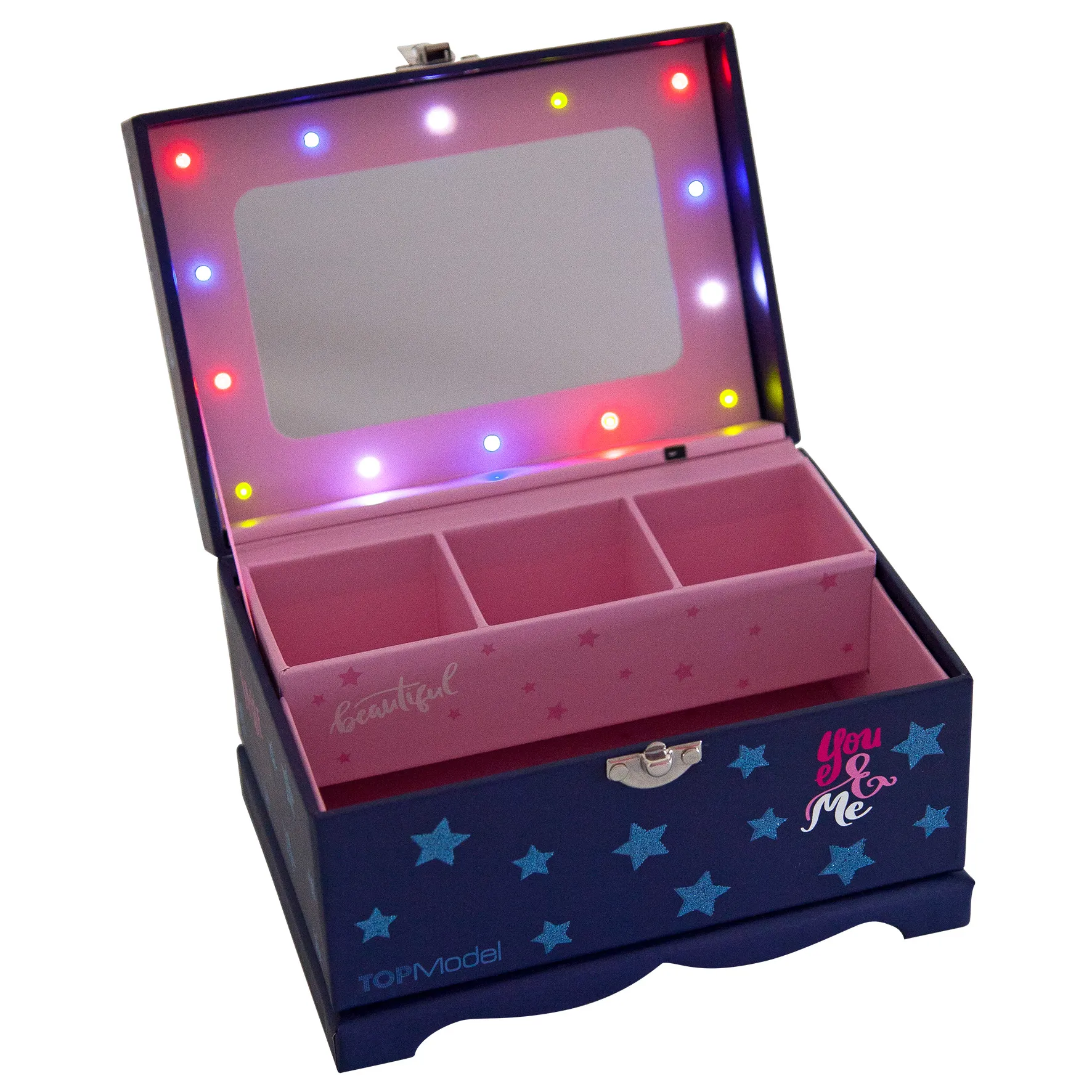 Depesche Topmodel Jewellery Box with Light Blue
