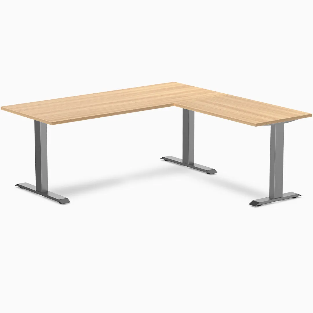 Desky Zero Melamine L-Shape Office Desk