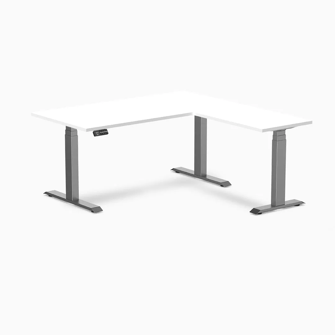 Desky Zero Melamine L-Shape Office Desk