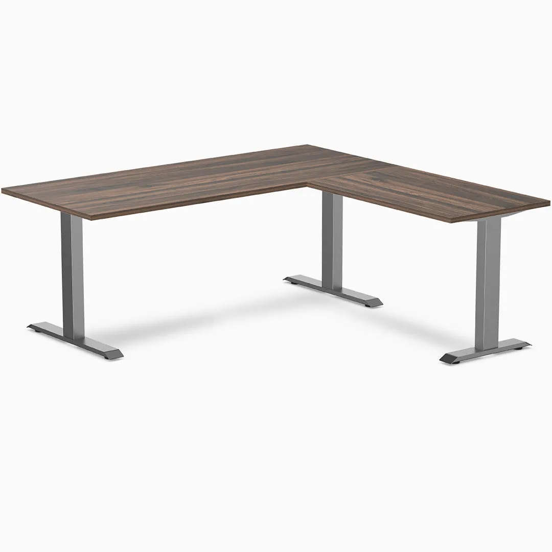 Desky Zero Melamine L-Shape Office Desk