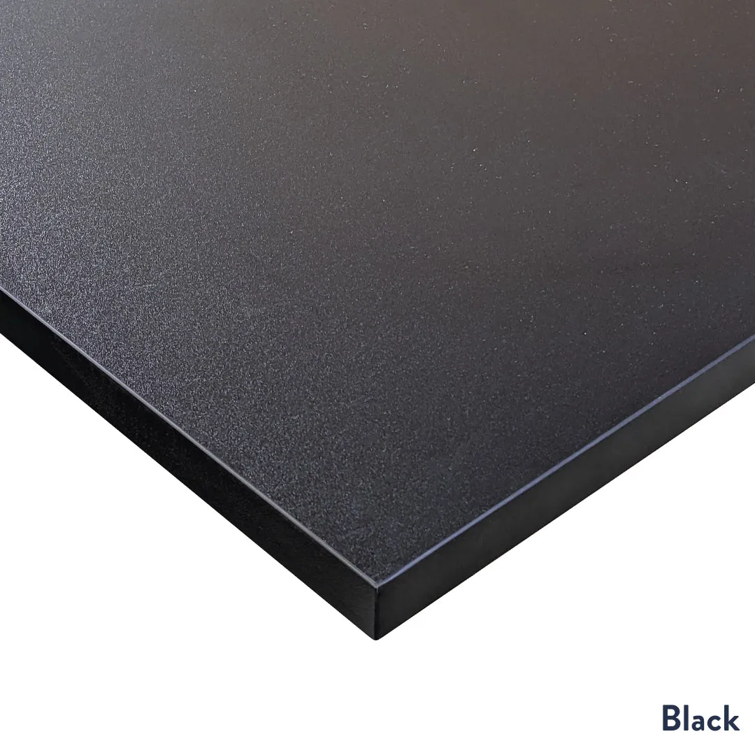 Desky Zero Melamine L-Shape Office Desk
