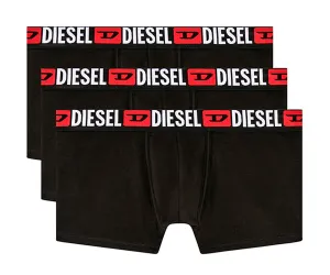 Diesel Umbx Damient 3 Pack Boxer Short In Black For Men