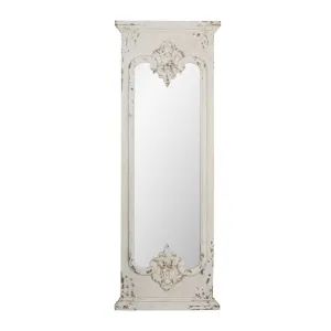Distressed White Mirror