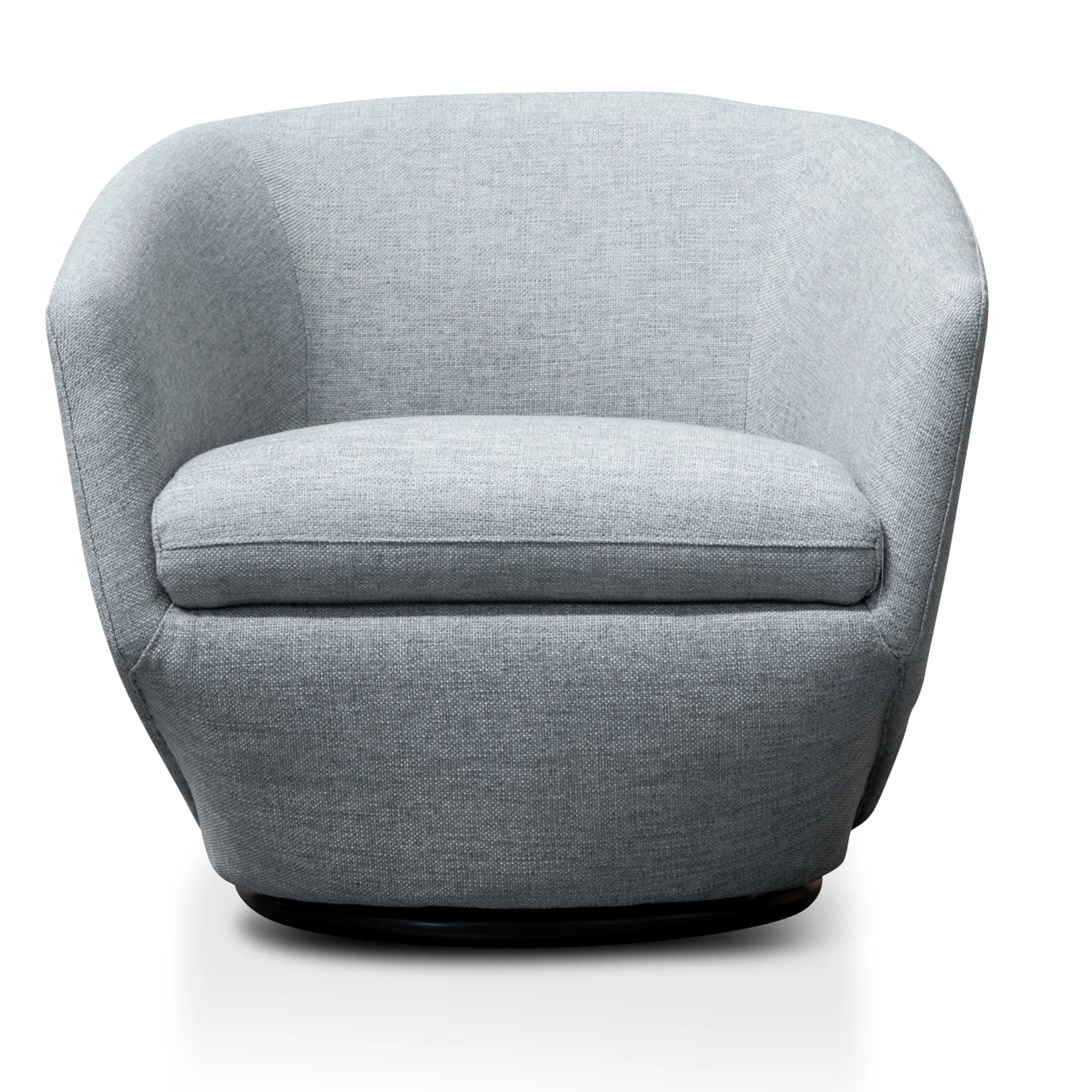 Donna Swivel Lounge Chair - Light Grey