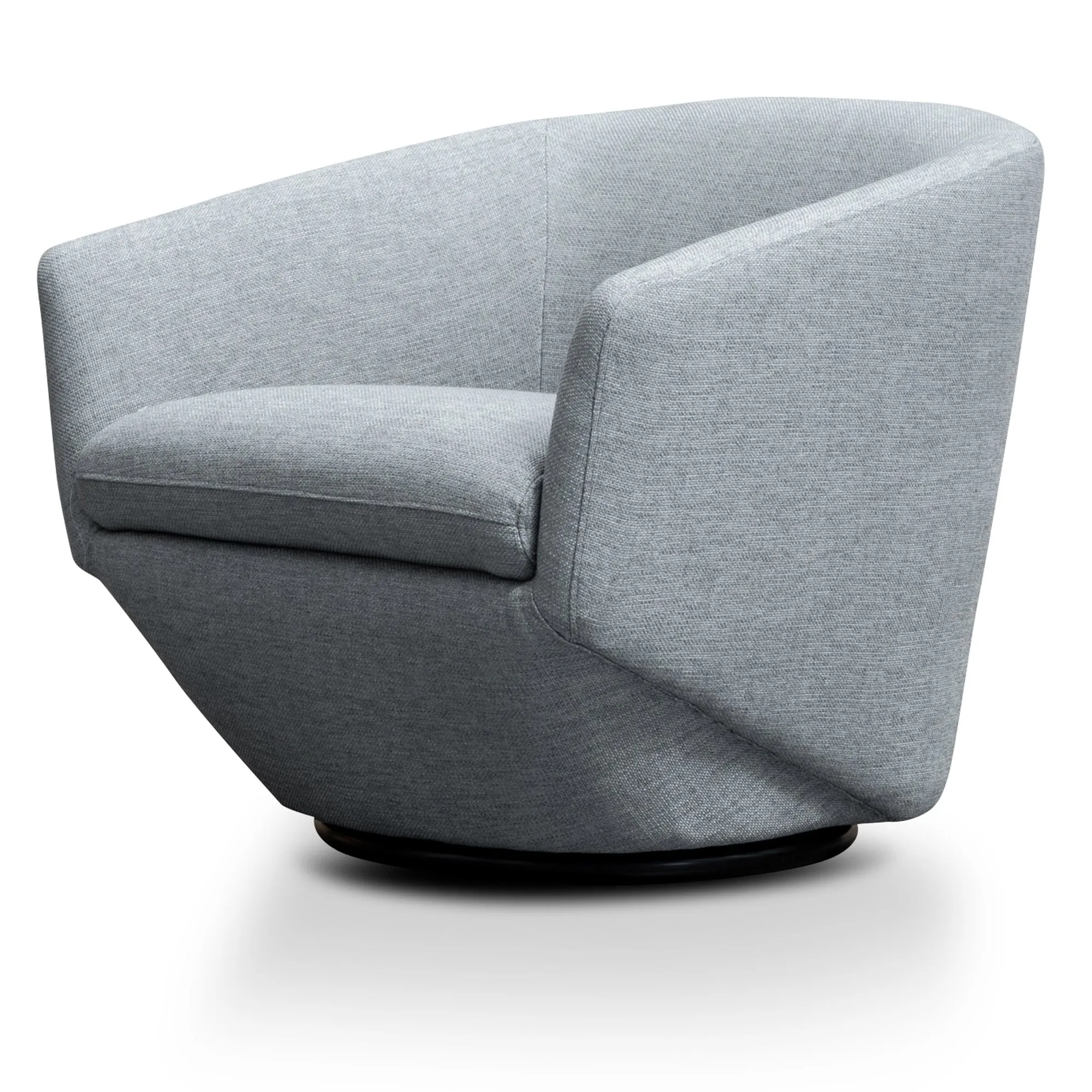 Donna Swivel Lounge Chair - Light Grey