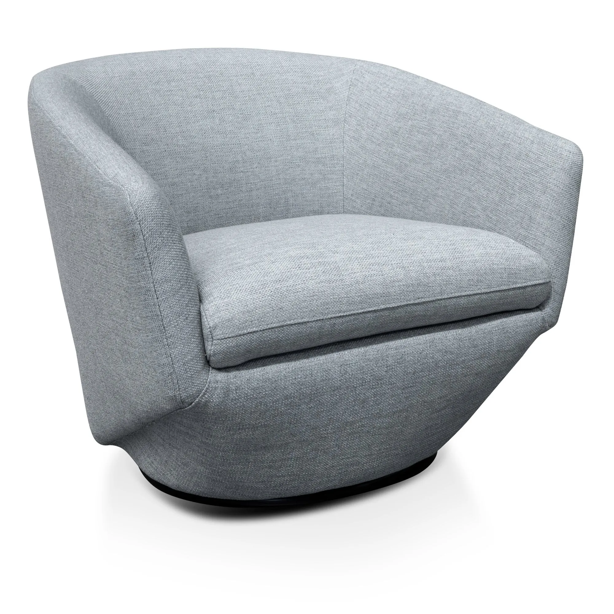 Donna Swivel Lounge Chair - Light Grey