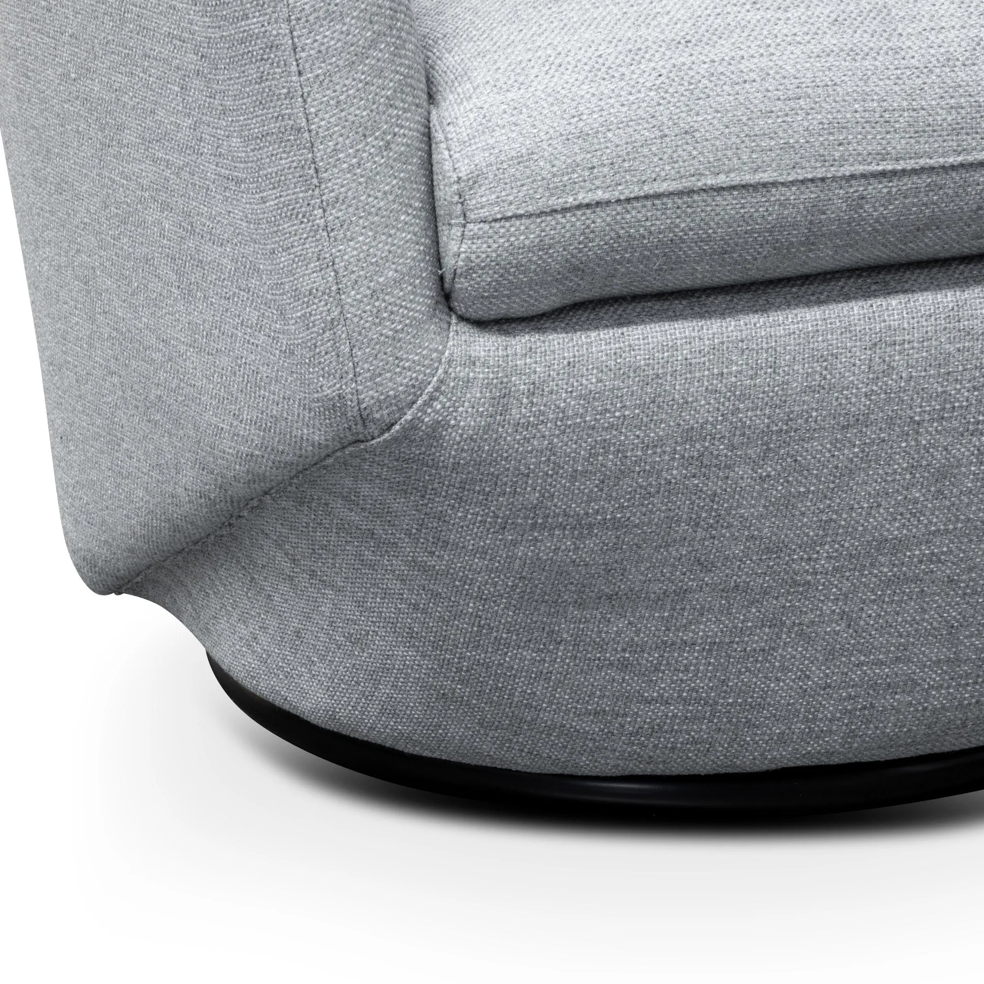 Donna Swivel Lounge Chair - Light Grey