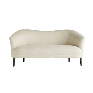 Duprey Settee Textured Ivory Grey Ash