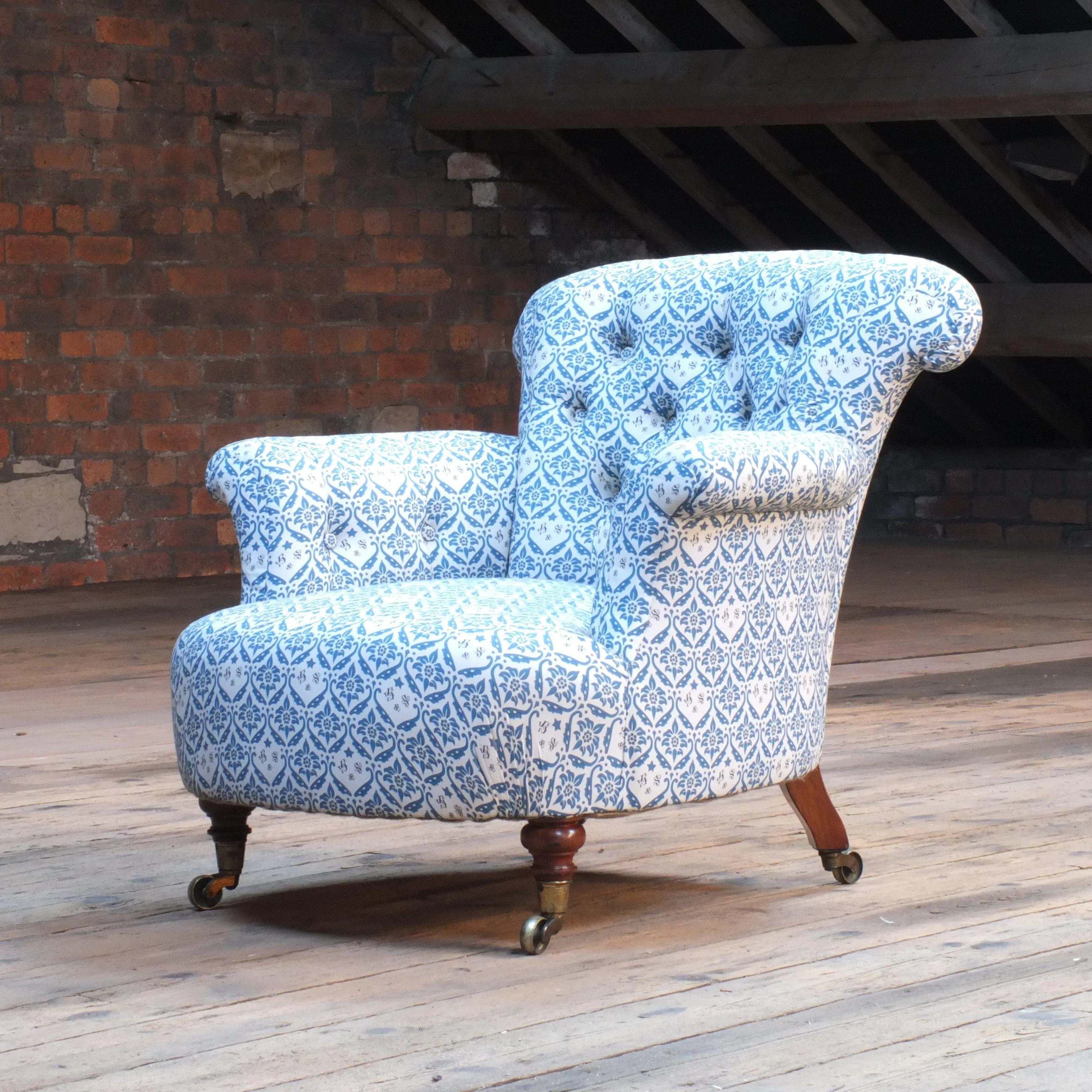 Early 19th century Howard and son's armchair
