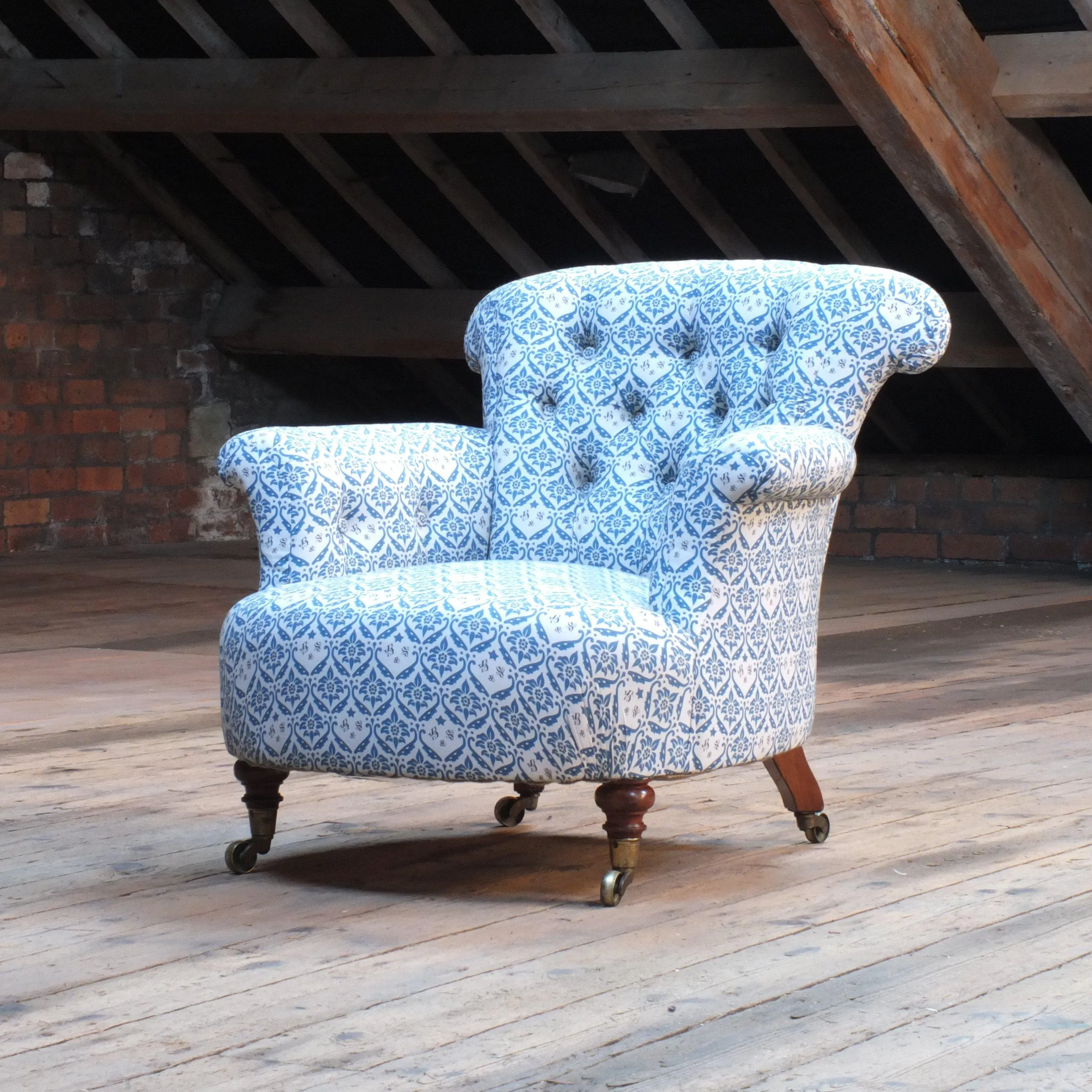 Early 19th century Howard and son's armchair