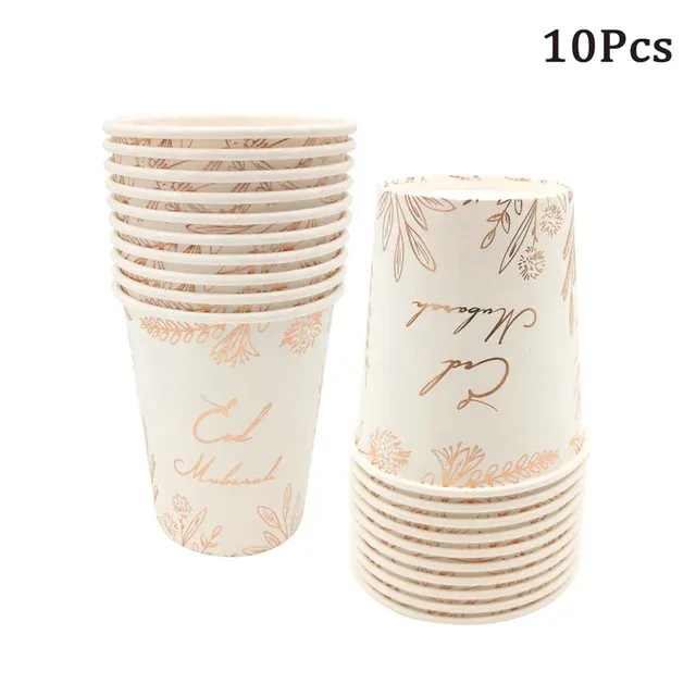 Eid Mubarak Rose Gold Eid Mubarak Dining Set