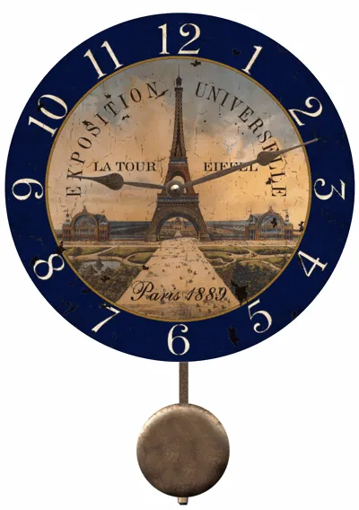Eiffel Tower Clock