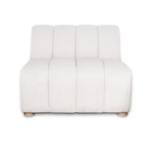 Elli Armless Chair - Cream