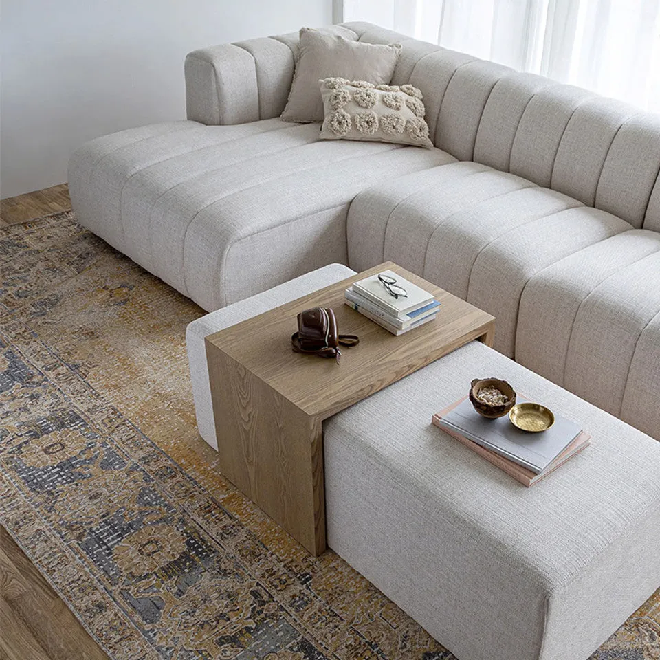 Elli Armless Chair - Cream