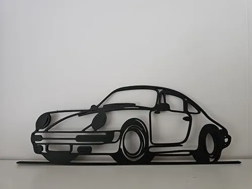 EROTNGO (EROTNGO10098 Geometric Cute Super Car Figure Plastic Abstract Line Art Free-Standing @ Symbol Sculpture Minimalist Tabletop Attractive Free-Standing @ Symbol Sculpture Minimalist