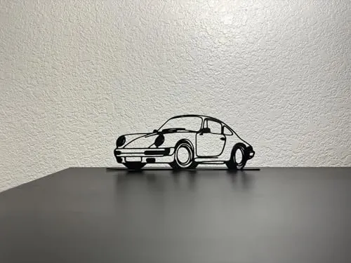 EROTNGO (EROTNGO10098 Geometric Cute Super Car Figure Plastic Abstract Line Art Free-Standing @ Symbol Sculpture Minimalist Tabletop Attractive Free-Standing @ Symbol Sculpture Minimalist