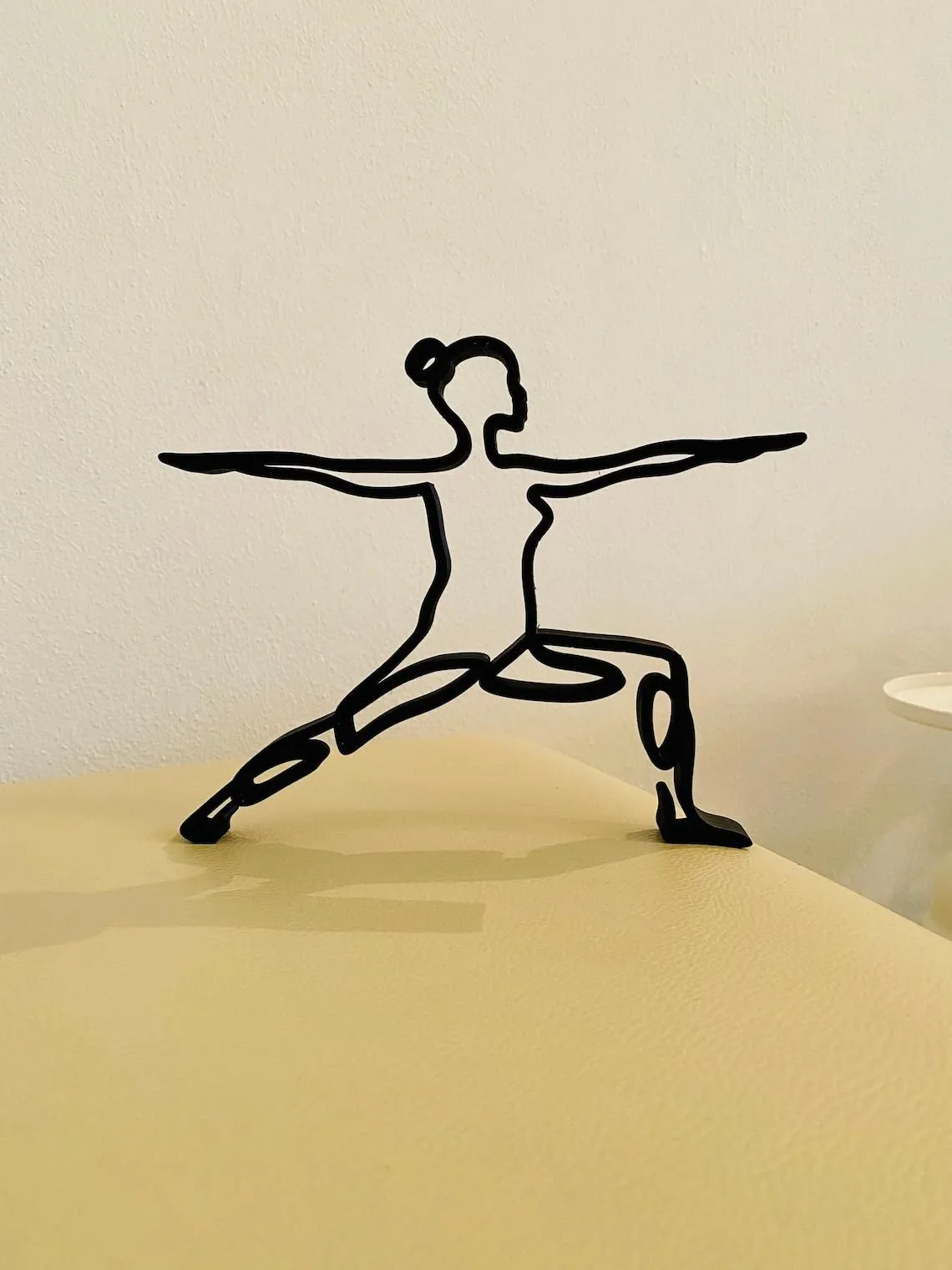 EROTNGO Yoga and Root Chakra Poses: Minimalist Muladhara Sculpture - Tabletop Plastic Figure for Home Decor, Shelf Sitter, and Statue Gift