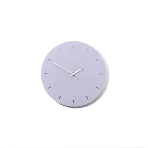 Ex Display - Minimal 25cm Wall Clock - Lavender
