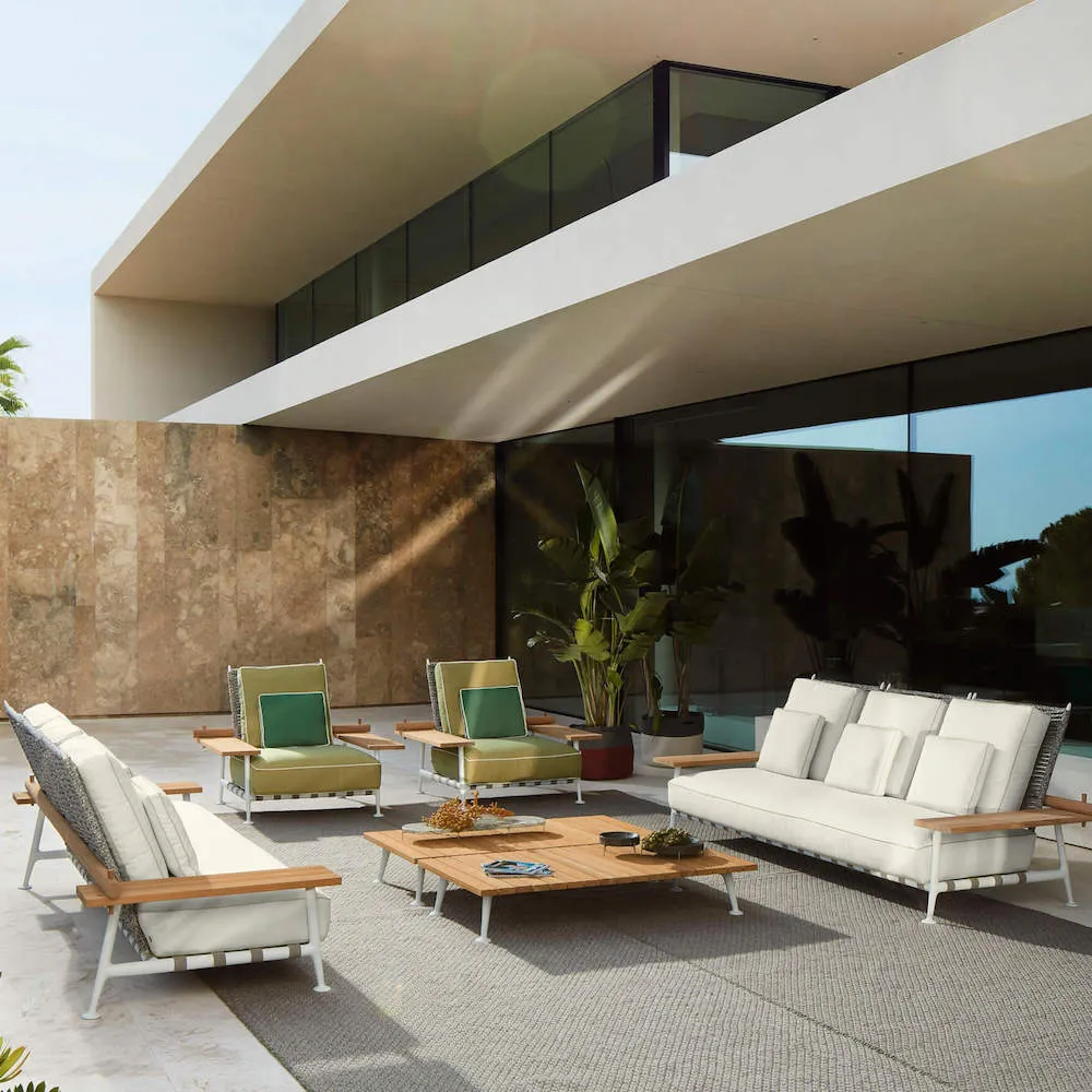fenc-e-nature outdoor sofa | cassina