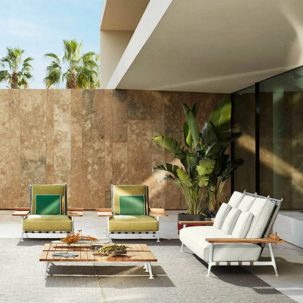 fenc-e-nature outdoor sofa | cassina