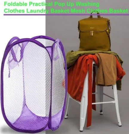 Foldable laundry basket large size