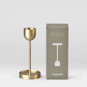 Fountain Brass Candle Holder | Large