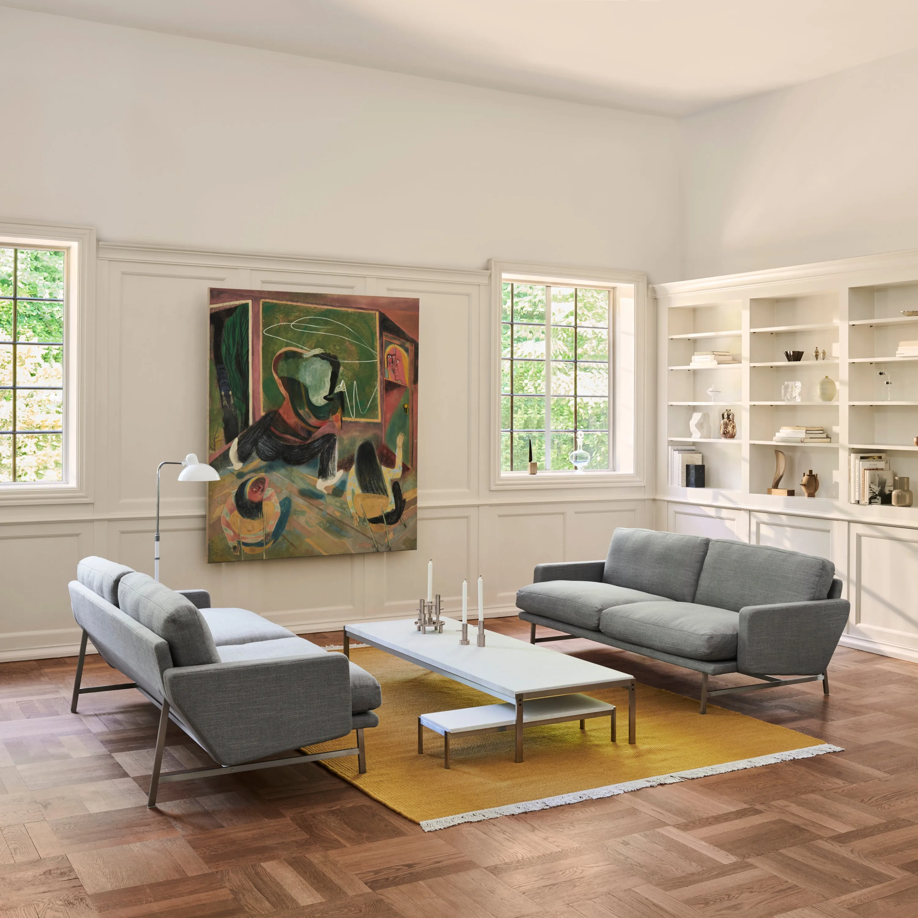 Fritz Hansen Lissoni Sofa™ 2-Seater Upholstered