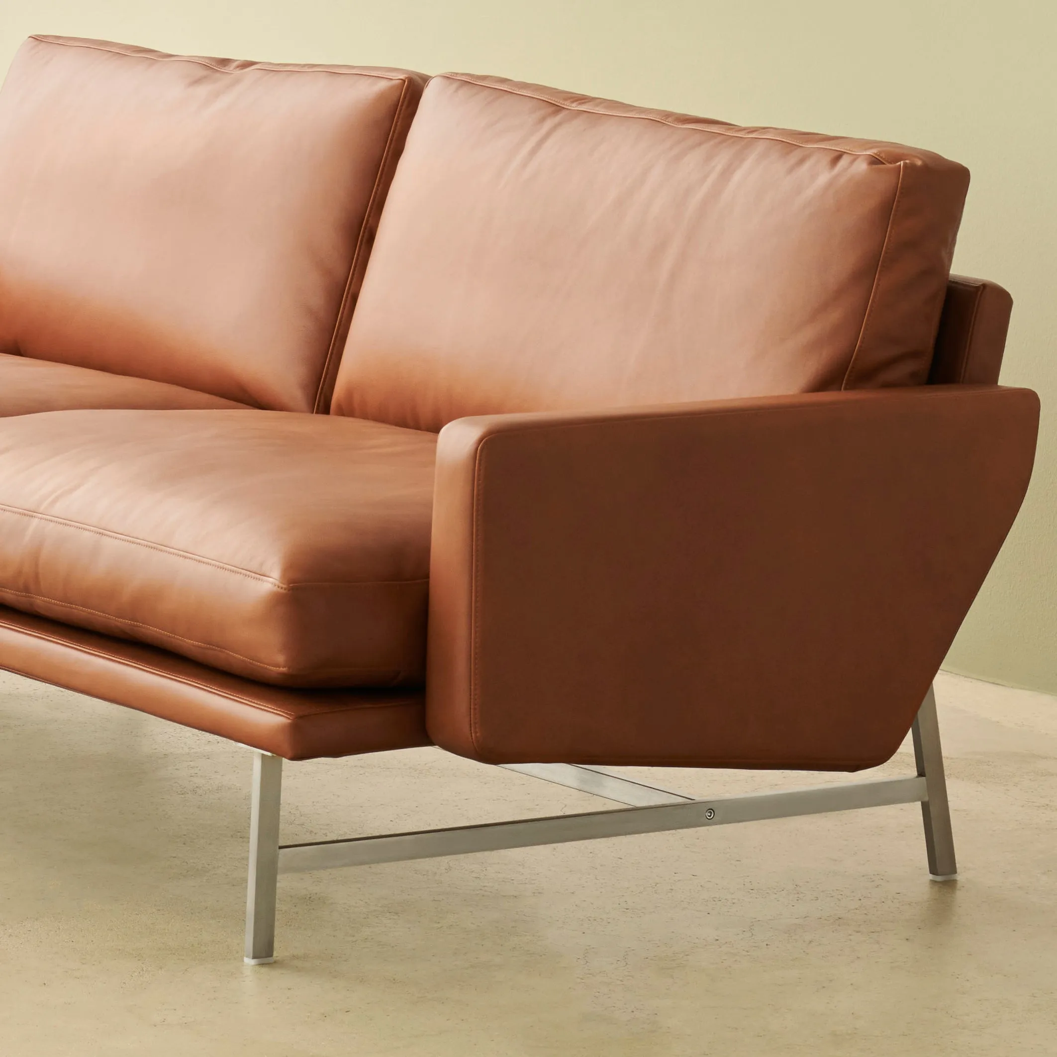 Fritz Hansen Lissoni Sofa™ 3-Seater Leather