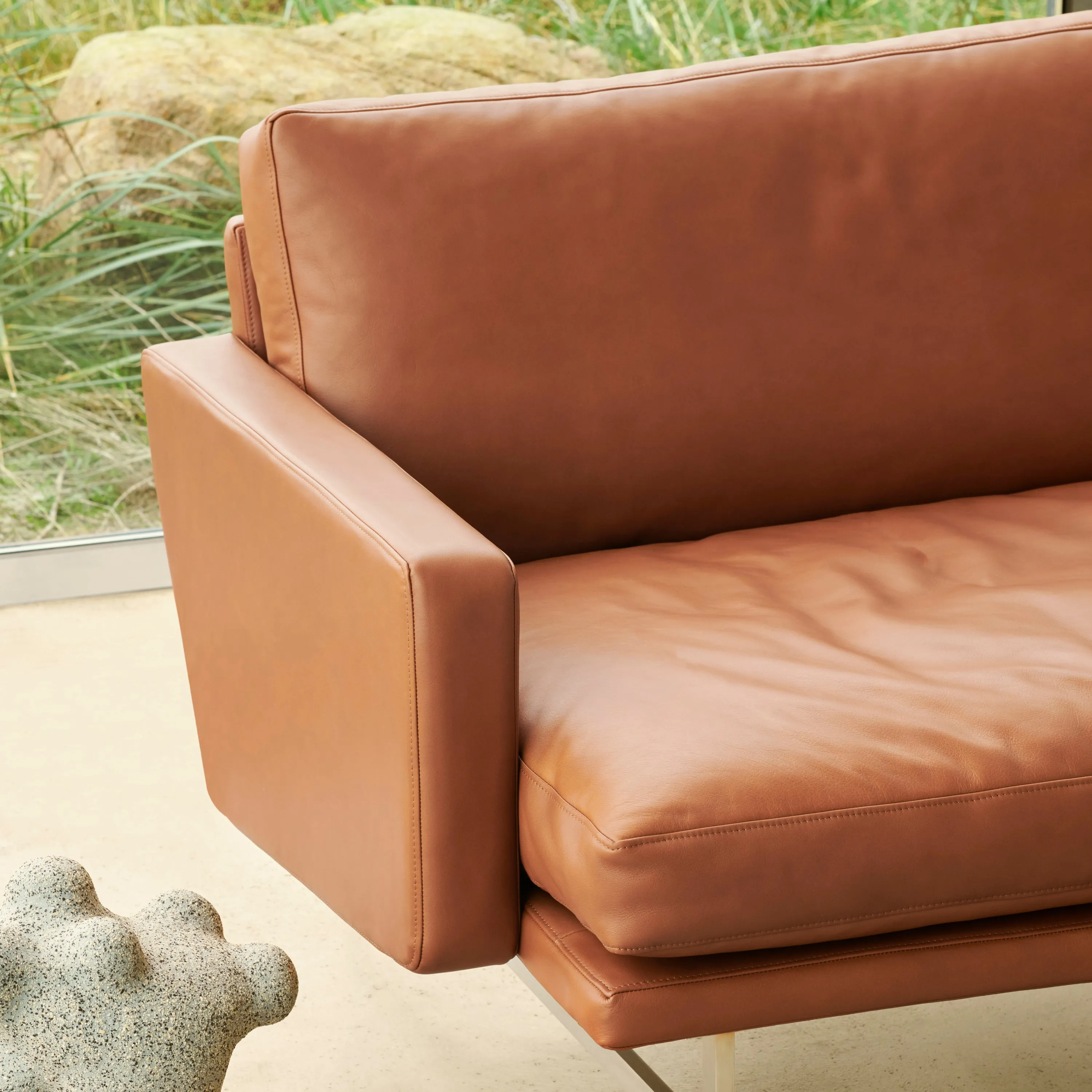 Fritz Hansen Lissoni Sofa™ 3-Seater Leather
