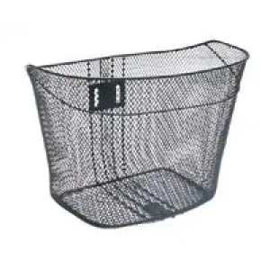 Front Mesh Bike Basket - Black