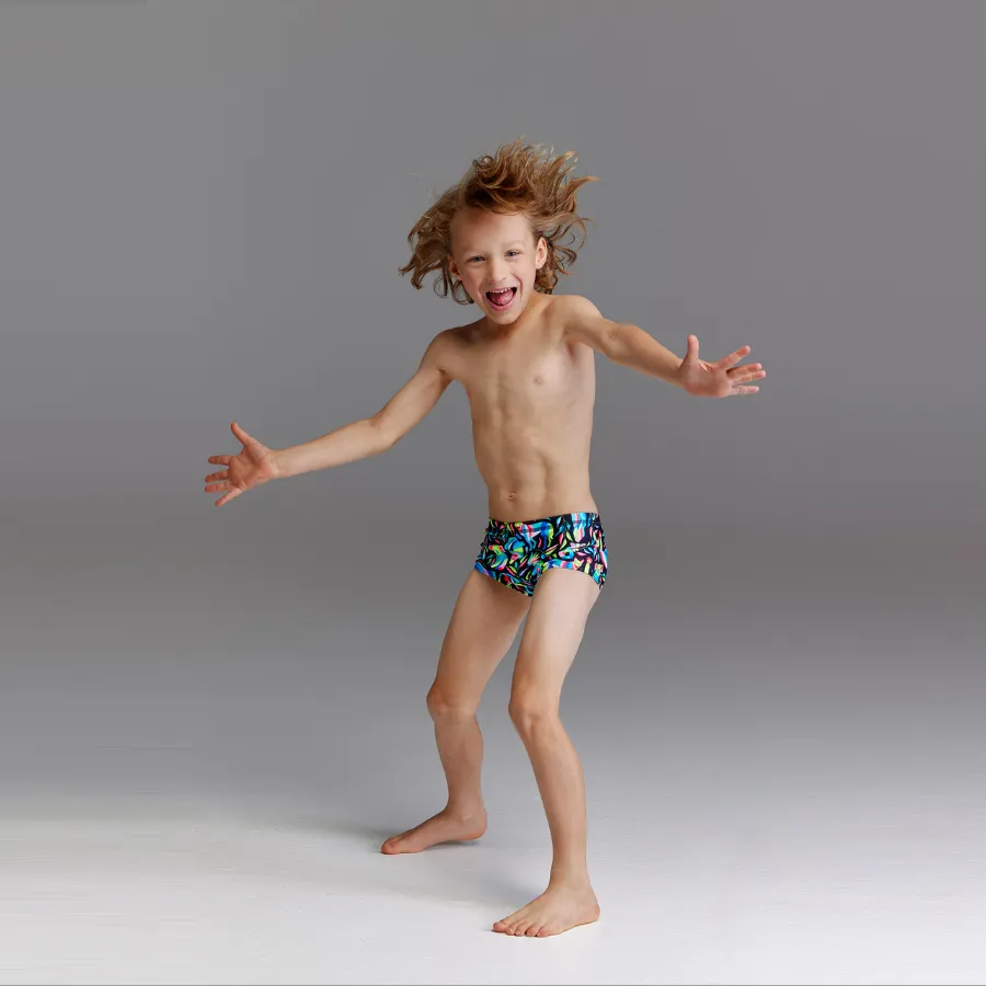 Funky Trunks Toddler Boys Printed Trunks FTS002B- Night Life