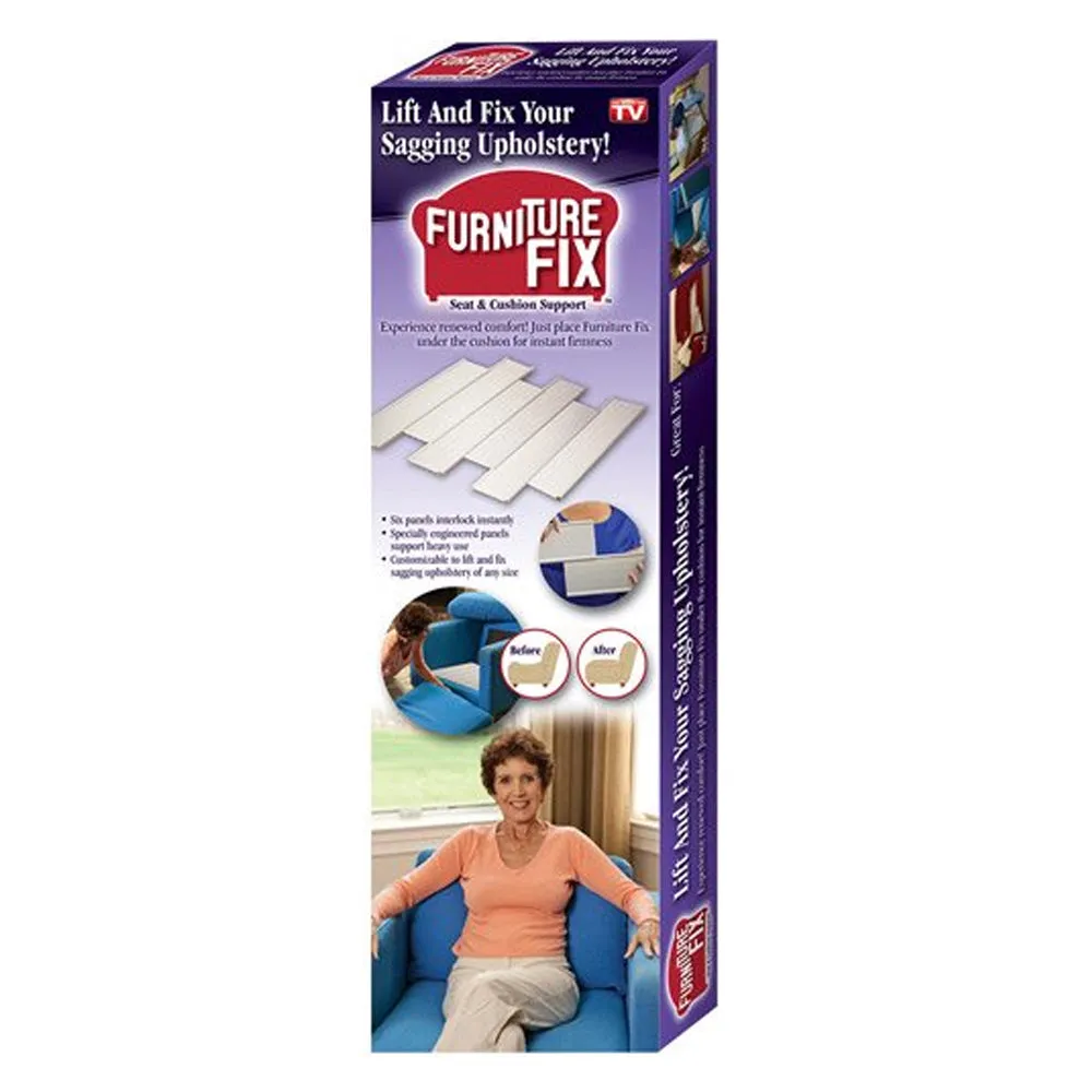 Furniture Fix - 6-Piece Interlocking Panel Support for Seats and Cushions