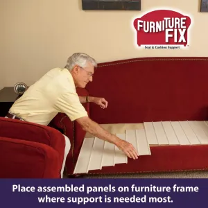 Furniture Fix - 6-Piece Interlocking Panel Support for Seats and Cushions