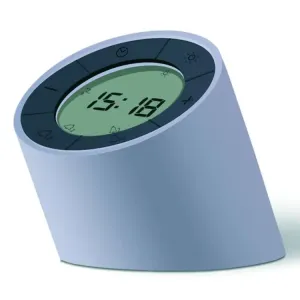 Gingko Edge Light Digital Rechargeable Dual Alarm Clock (Grey) G001GY