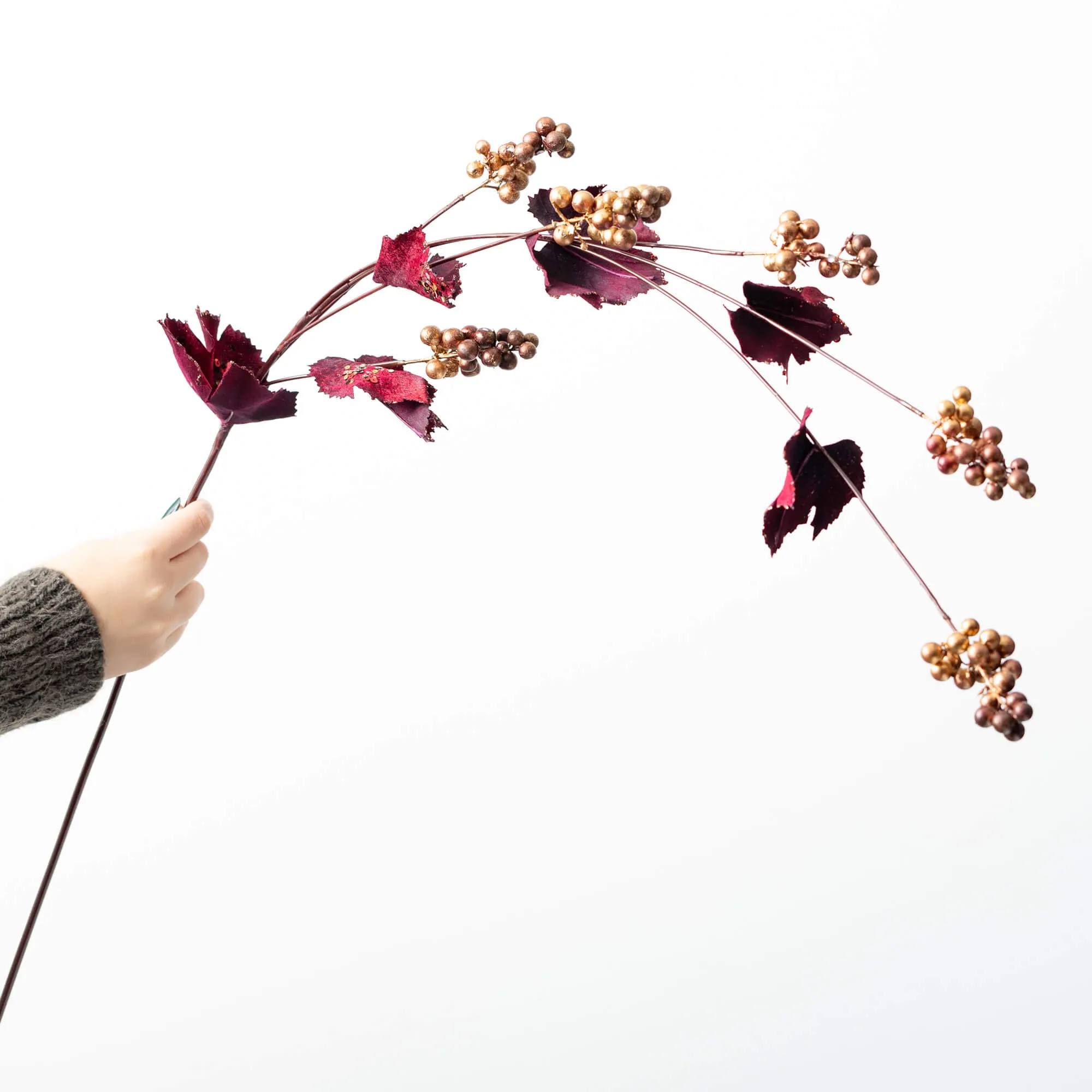 Gold Berry Burgundy Foliage