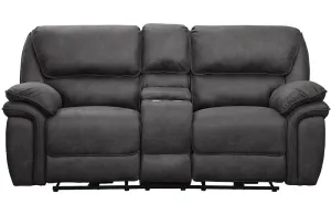 Gordon Gray Fabric Reclining  Loveseat