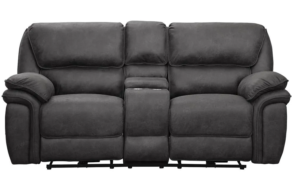 Gordon Gray Fabric Reclining  Loveseat