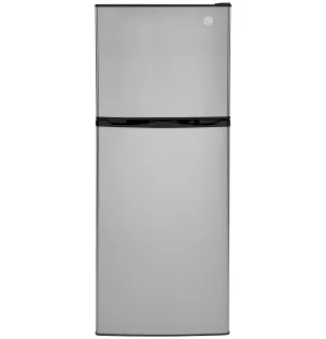 GPV10FSNSB GE® 9.8 Cu. Ft. 12 Volt DC Power Top-Freezer Refrigerator