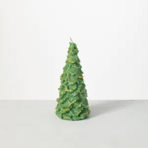 Green Rhapsody Tree Candle