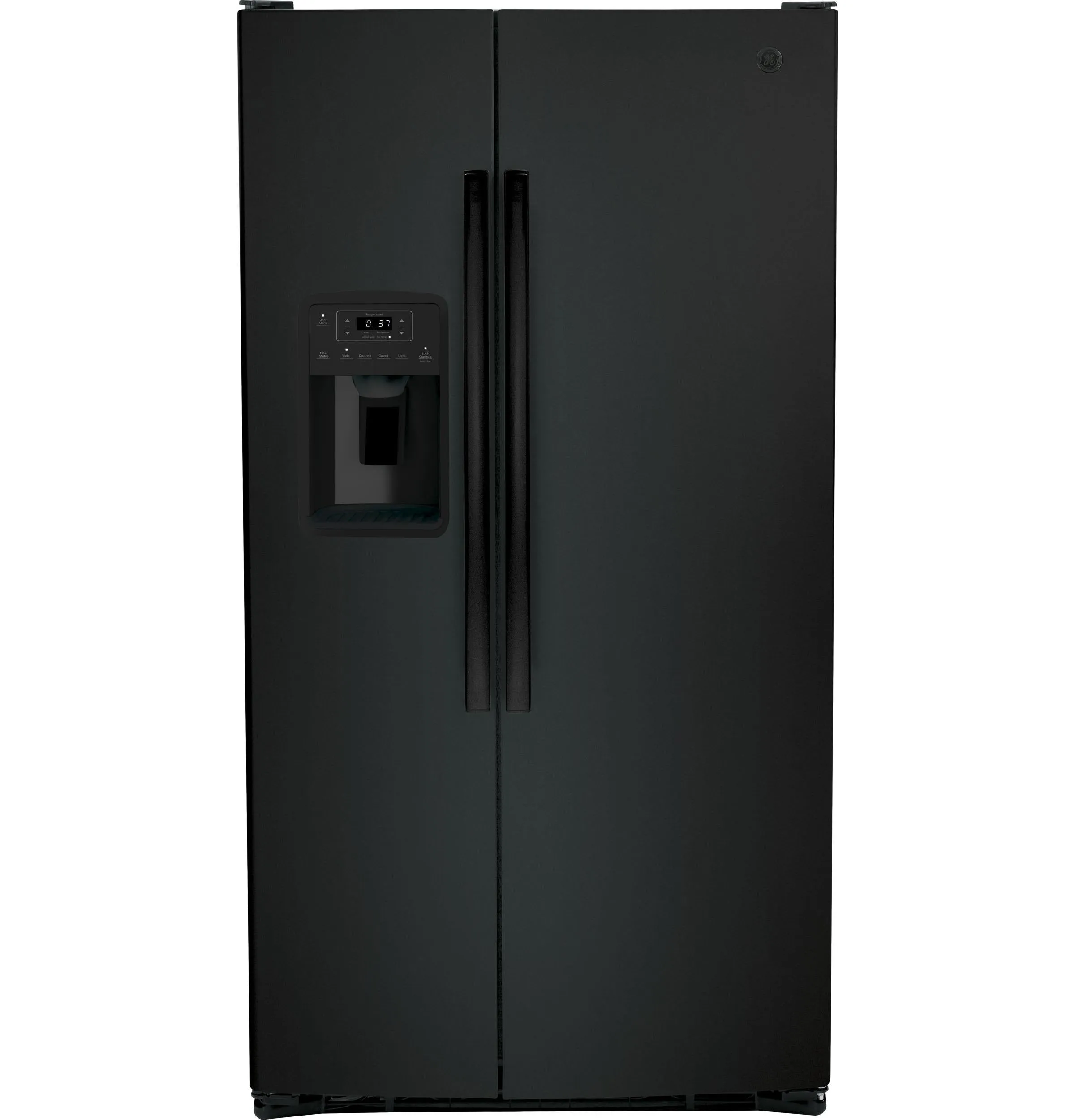 GSS25GGPBB GE® 25.3 Cu. Ft. Side-By-Side Refrigerator